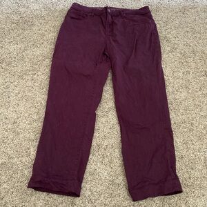 Chico's Burgundy Skinny Pants